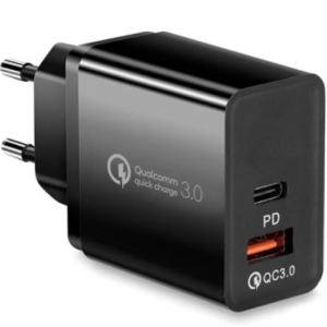 Incarcator de retea Type C si USB PD 36W QuickCharge 3.0