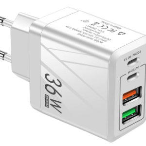 Incarcator pentru telefon USB 36W 2PD QC3.0