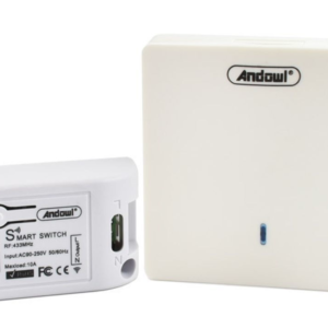 Intrerupator inteligent wireless pentru iluminat sau alimentare Andowl Q KG09