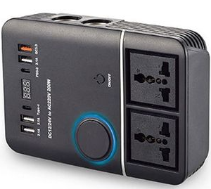 Invertor auto Olesson 1661 la 220V putere 200W