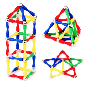 Joc Magnastix creativ pentru copii 63 piese