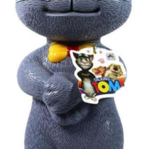 Jucarie Vorbitoare Talking Tom cu Papion GRI Mare