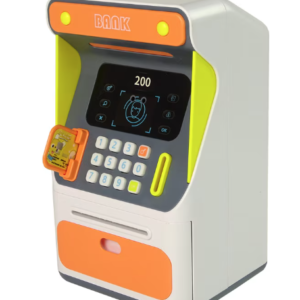 Jucarie interactiva bancomat ATM senzor de recunoastere faciala si PIN