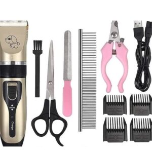 KIT ingrijire animale companie aparat de tuns masina de taiat unghii si accesorii