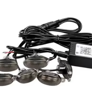 Kit 6 lumini ambientale auto pentru grila RGB 12V cu aplicatie