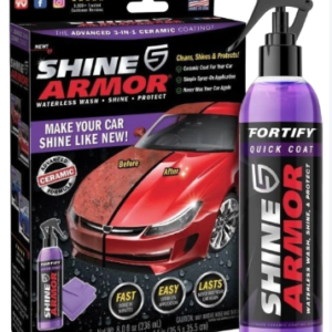 Kit Ceara Lichida Ceramica Efect Hidrofob 236ml SHINE ARMOR