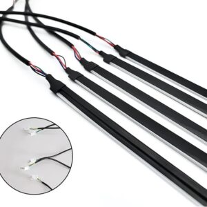 Kit Lumini Ambientale interior auto 18 in 1 RGB cu Aplicatie