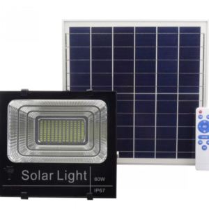 Kit Proiector 60W LED SMD JNI cu Panou Solar Si Telecomanda
