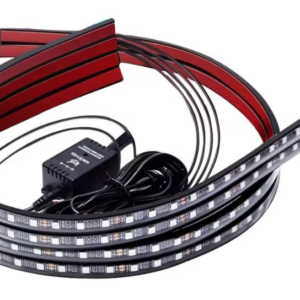 Kit lumina ambientala auto 90 X 120 cm pentru exterior sub masina RGB