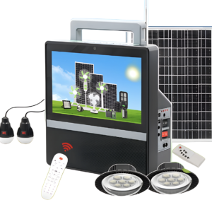 Kit panou solar cu TV GD 8088 putere 200W multifunctional