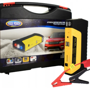 Kit pornire auto/moto (Starter) pentru baterie descarcata cu powerbank LED USB