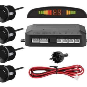 Kit senzori parcare cu afisaj senzori negri 18.5 mm