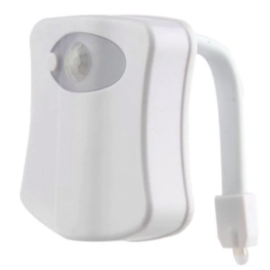 Lampa LED RGB pentru toaleta cu 8 culori senzor miscare