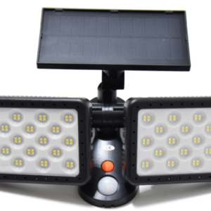 Lampa LED dubla W770A de perete cu panou solar 144 LED