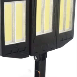 Lampa Solara Tripla 6 Led Cob Cu Senzor De Miscare Telecomanda