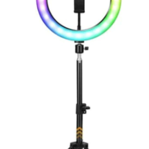 Lampa circulara profesionala LED Ring Light RGB Andowl Q MG34 diametru 26 cm
