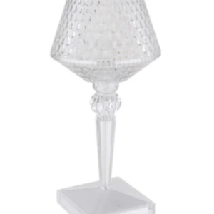 Lampa de masa decorativa LED tip cristal Andowl Q LED1633 transparenta