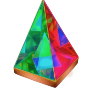 Lampa decorativa cu LED uri stil piramida Q LED30 Andowl Alimentare USB