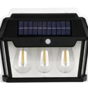 Lampa solara LED de perete cu 3 becuri Senzor de miscare Andowl Q D1640