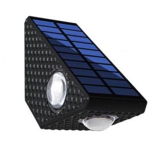 Lampa solara cu 3 LED puternice pentru trepte