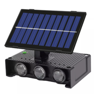 Lampa solara de perete 6 LED lumina RGB multicolora