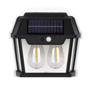 Lampa solara de perete HW 999-2W cu led inductie si senzor miscare