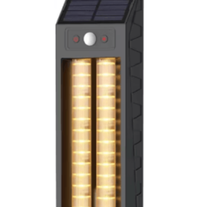 Lampa solara de perete de 18W model HW 668 2 neagra cu carlig