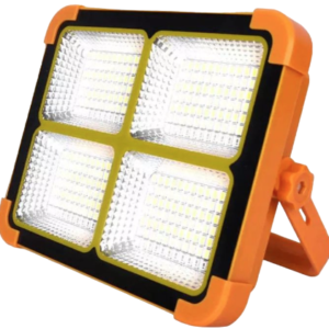 Lampa solara portabila de lucru LED 200W cu USB IP65 Galben