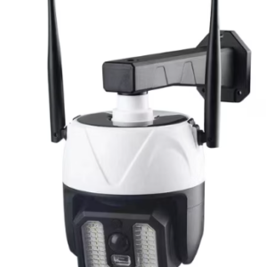 Lampa solara tip camera supraveghere falsa CCTV cu senzor si 2 antene