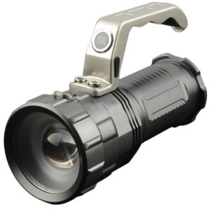 Lanterna Argintie cu MANER Max 800 Lumeni cu Zoom