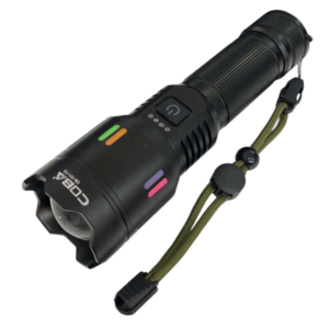 Lanterna LED din aluminiu COBA CB 701 cu baterie 9800mAh incarcare USB Type C 5 moduri de iluminare