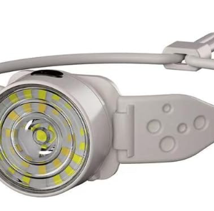 Lanterna de Cap G25 Frontala LED Alb si Color Banda Flexibila USB C