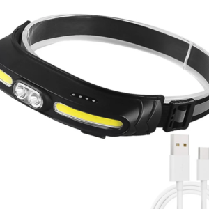 Lanterna de cap 5 moduri de functionare CH500 lumina alba si rosie incarcare USB 400lm