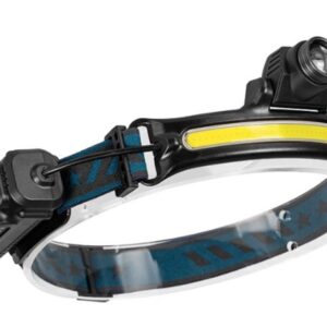 Lanterna de cap LED COB cu inductie W678 si 3 moduri iluminare USB 3W