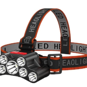 Lanterna de cap T26 cu 7 LED si 4 moduri iluminare USB