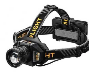 Lanterna de cap T503C cu 3 Acumulatori 18650 senzor miscare zoom lumina alba sau galbena Indicator Baterie