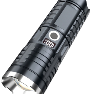 Lanterna de mana cu zoom telescopic F 916A afisaj procent baterie