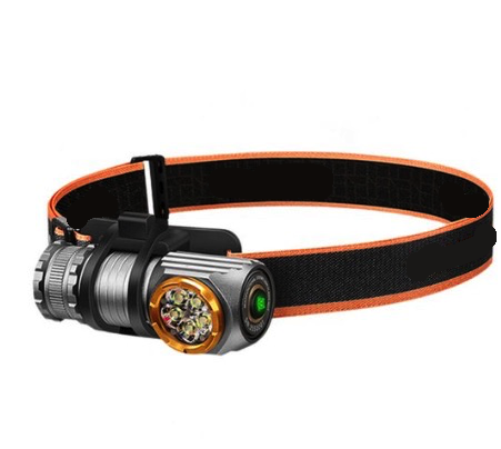 Lanterna frontala YM T355X de 2000LM cu 2 baterii si lumina rosie