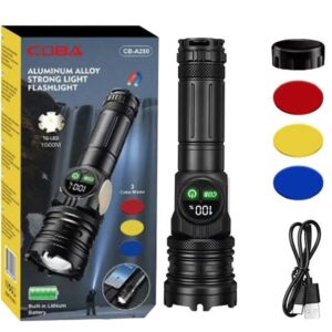 Lanterna portabila CB A280 cu zoom LCD in 4 culori si magnet