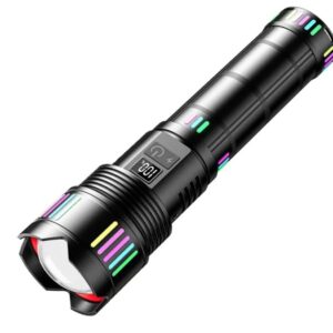 Lanterna profesionala de mana CB 802 cu indicator baterie si incarcare usb C