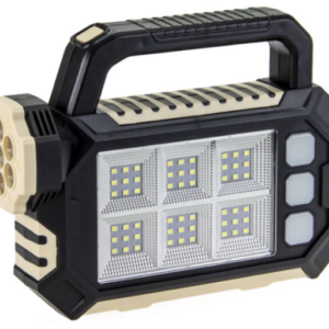 Lanterna solara HS-8029-7-A multifunctionala cu 3 surse de lumină: 7 LED-uri SMD în față