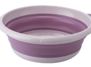 UB Lighean rotund pliabil 35cm ROZ