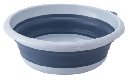 Lighean rotund pliabil 39cm ALBASTRU