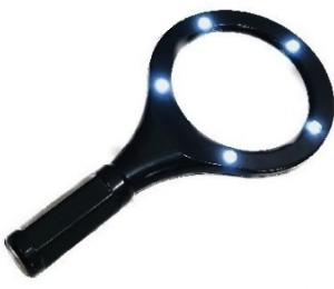 Lupa profesionala cu 5 led-uri si trei moduri de iluminare