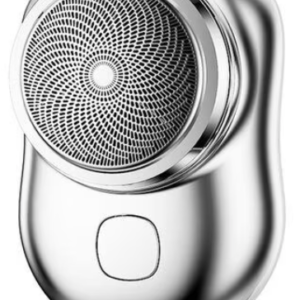 MINI Aparat de ras electric portabil cu lame rotative argintiu