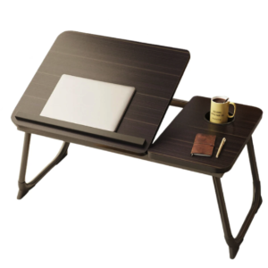 Masa pliabila pentru laptop cu suport pentru pahar reglabila pe inaltime 5 pozitii NEAGRA