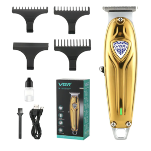 Masina de tuns profesionala VGR V188 cu 3 piepteni de ghidare incarcare USB autonomie 240 min