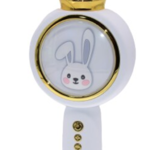 Microfon Karaoke cu Bluetooth pentru copii X6 model IEPURAS