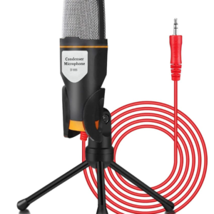 Microfon Profesional SF666 pentru Inregistrare Vocala Si Karaoke Negru