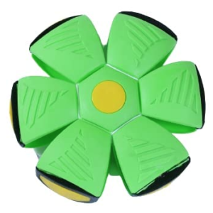 Minge interactiva Blast Ball in forma de Disc cu lumini VERDE